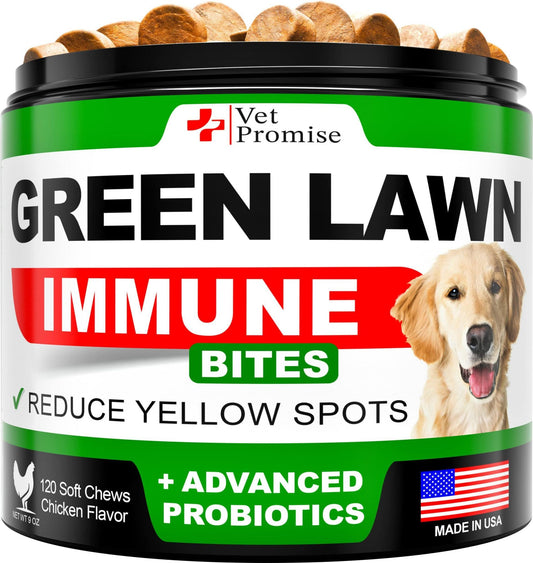 Natural Urine Neutralizer for Lawn Grass Burn Spot Chews for Dogs