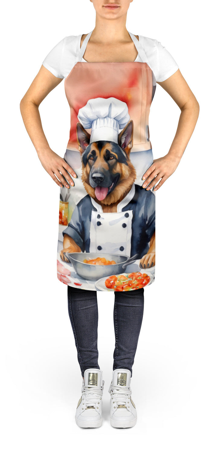 German Shepherd - The Chef Apron for Adult Women and Men - Unisex Large