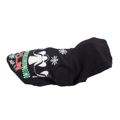 Pet Life -  Angel Pattern Lighted Holiday Hooded Sweater Costume for Small Dogs