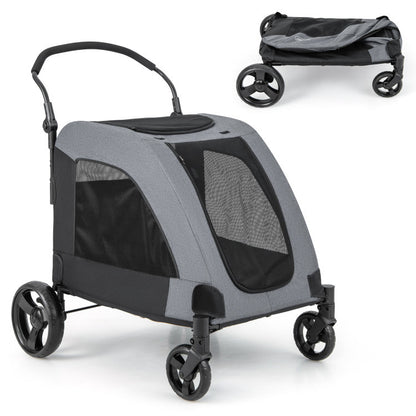 Foldable Stroller Designed for Extra Large Dogs