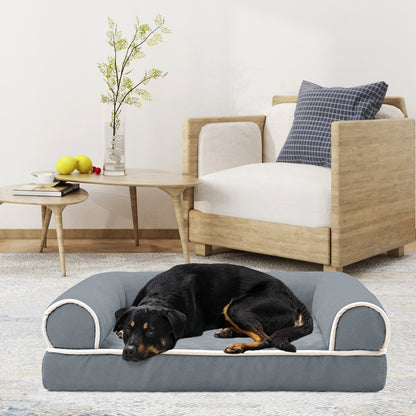 Sofa Bed with Removable and Washable Cover for Large Dogs