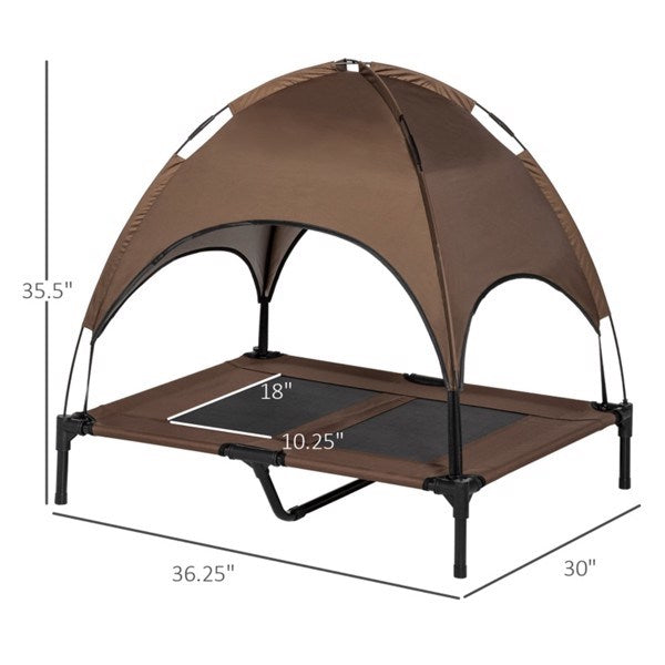 Elevated Bed with Removable Canopy for Dogs