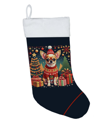 Chihuahua - Christmas Holiday Stocking for Family Decorations