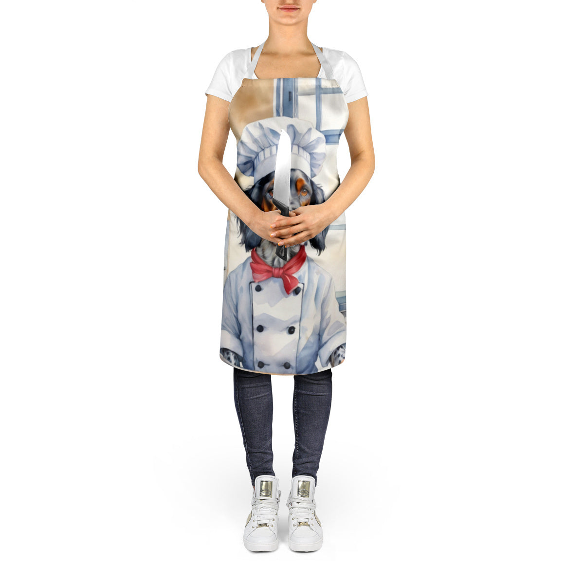 English Setter - The Chef Apron for Adult Women and Men - Unisex Large