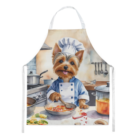 Silky Terrier - The Chef Apron for Adult Women and Men - Unisex Large