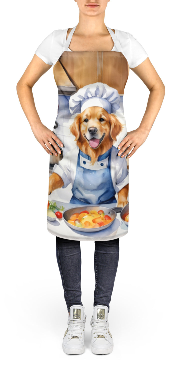 Golden Retriever - The Chef Apron for Adult Women and Men - Unisex Large