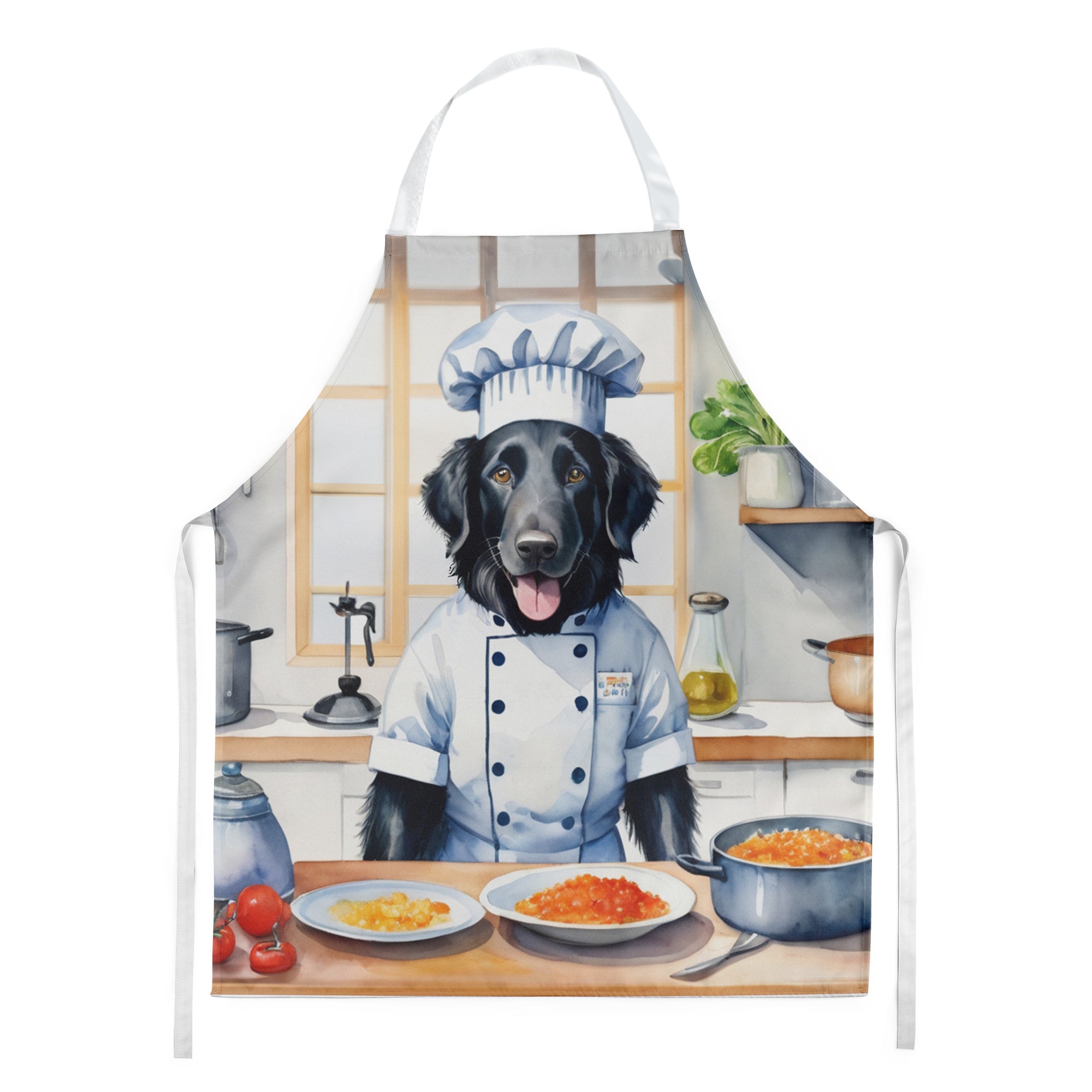 Flat-Coated Retriever - The Chef Apron for Adult Women and Men - Unisex Large