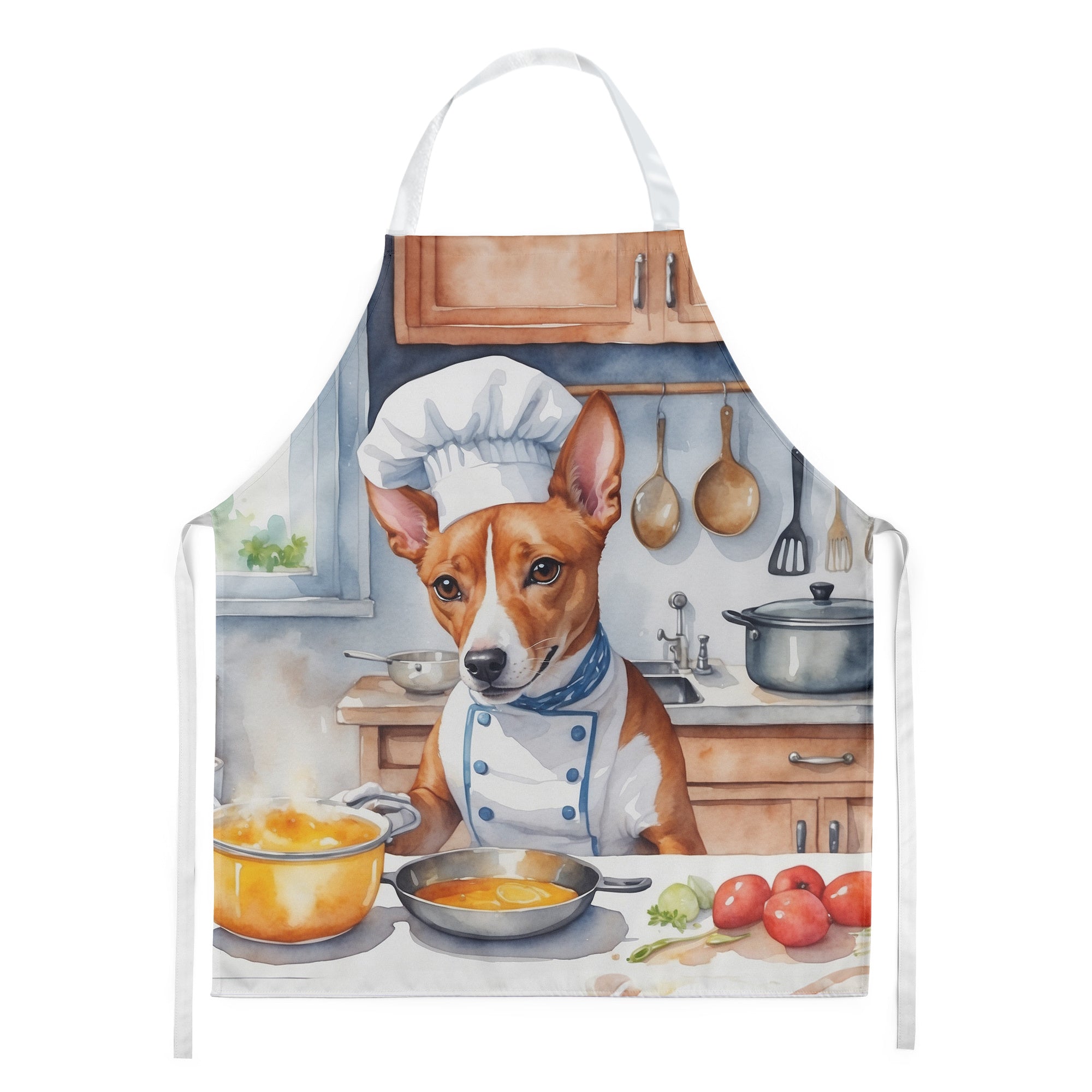 Basenji - The Chef Apron for Adult Women and Men - Unisex Large