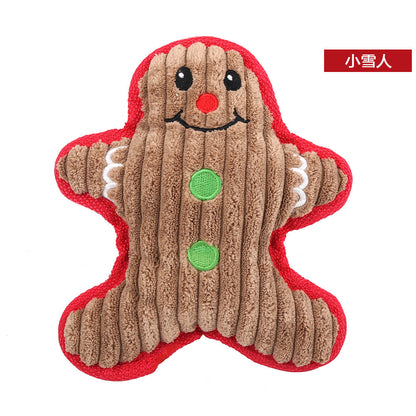 Christmas Fun Festive Chew Squeaker Toys for Dogs