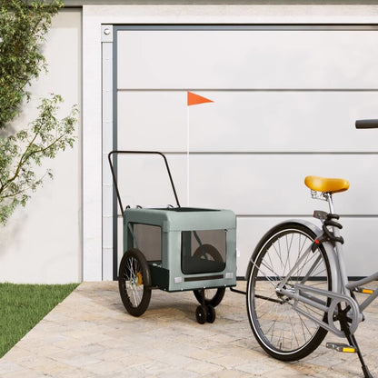 Durable Bike Trailer and Push Carrier All in One for Dogs and Cats