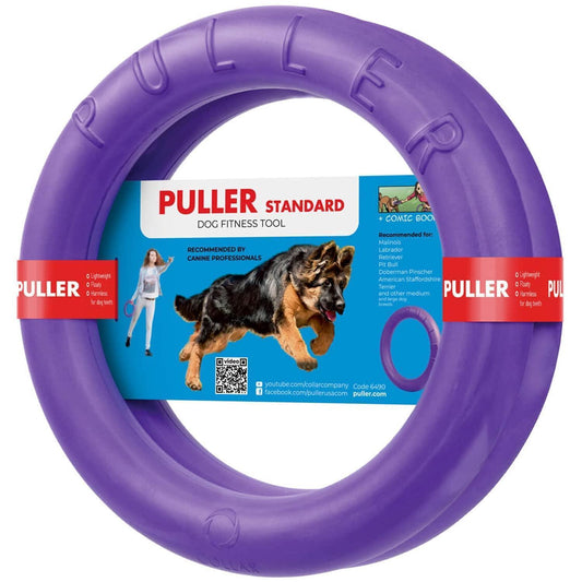 Puller - Outdoor Fetch Ring Toys for Large Dogs - 2 Rings