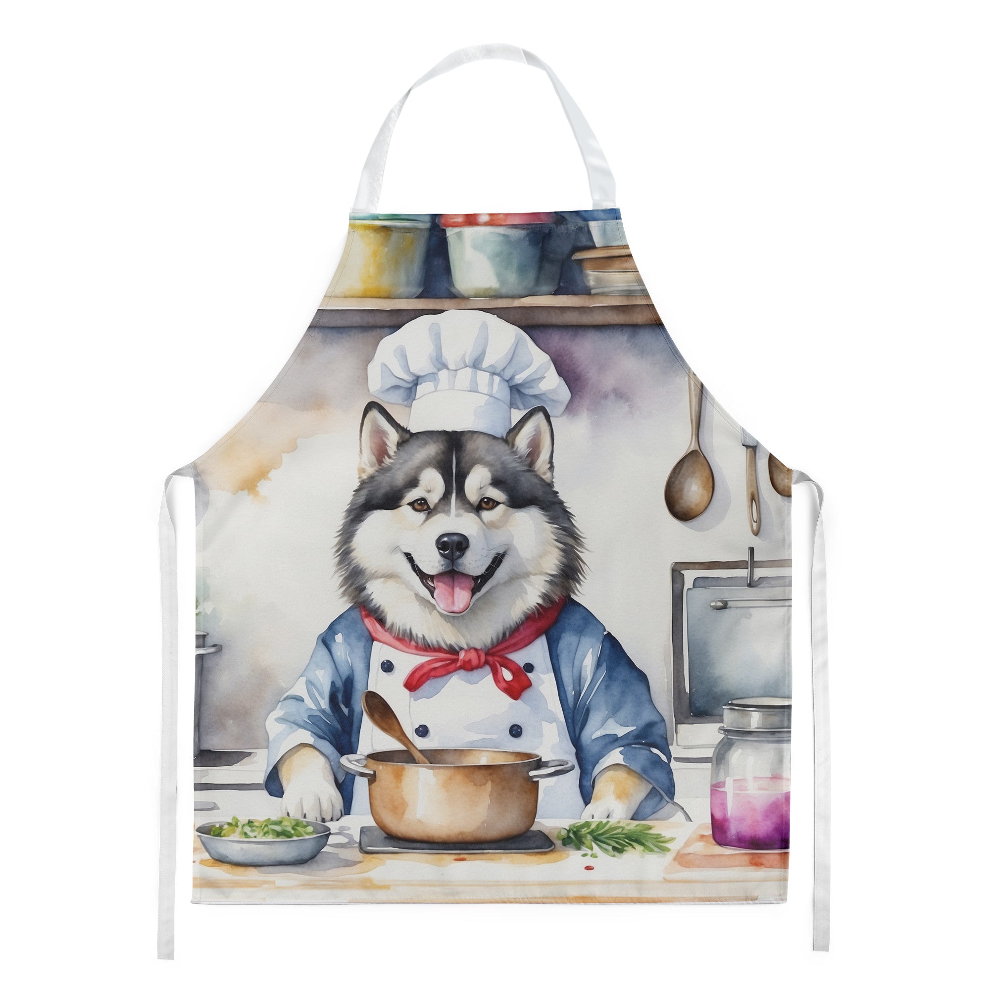 Alaskan Malamute - The Chef Apron for Adult Women and Men - Unisex Large