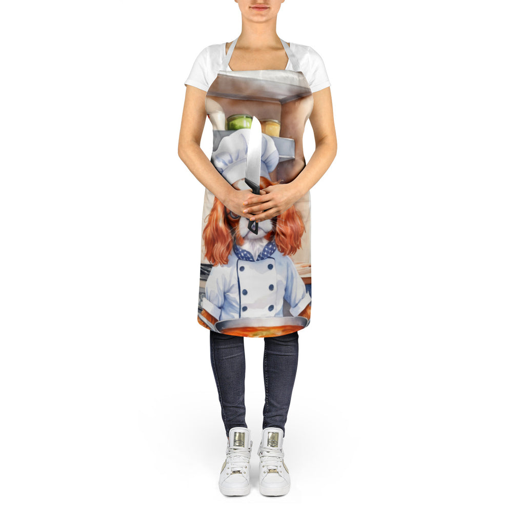 Cavalier Spaniel 2 - The Chef Apron for Adult Women and Men - Unisex Large