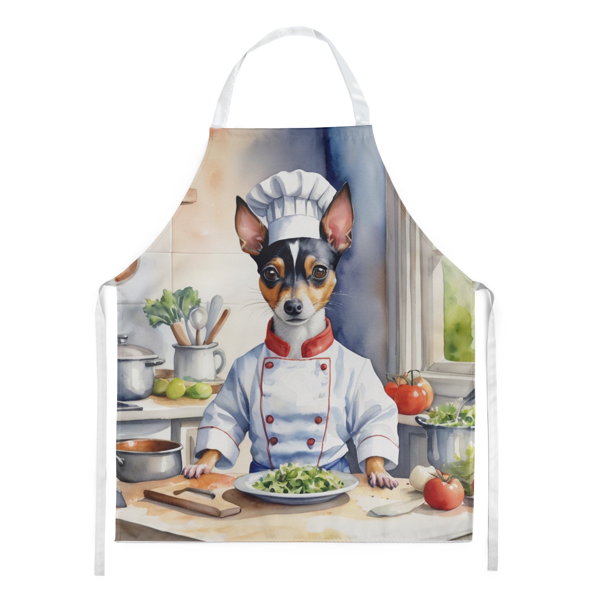 Rat Terrier - The Chef Apron for Adult Women and Men - Unisex Large