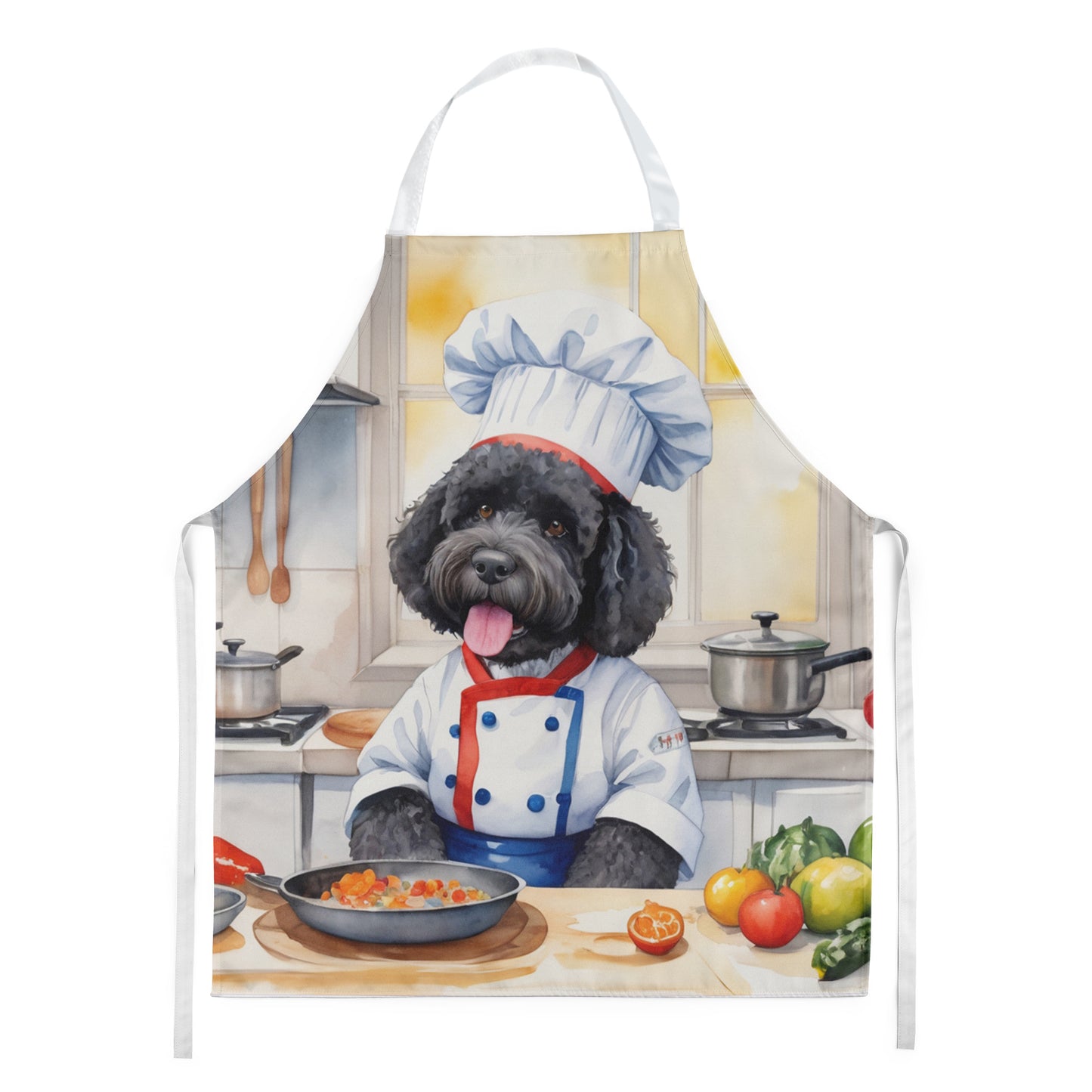 Portuguese Water Dog - The Chef Apron for Adult Women and Men - Unisex Large