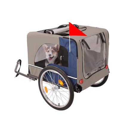 Folding Bicycle Carrier for Medium and Small Breed Dogs