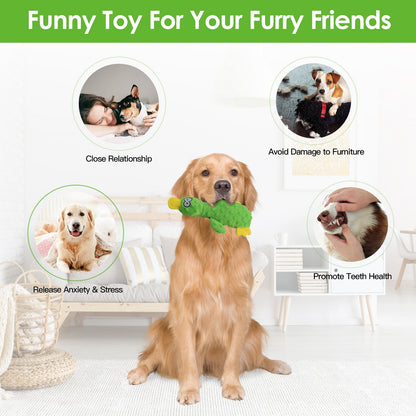 3 Piece Duck-Shaped Squeaky Toys for Dogs