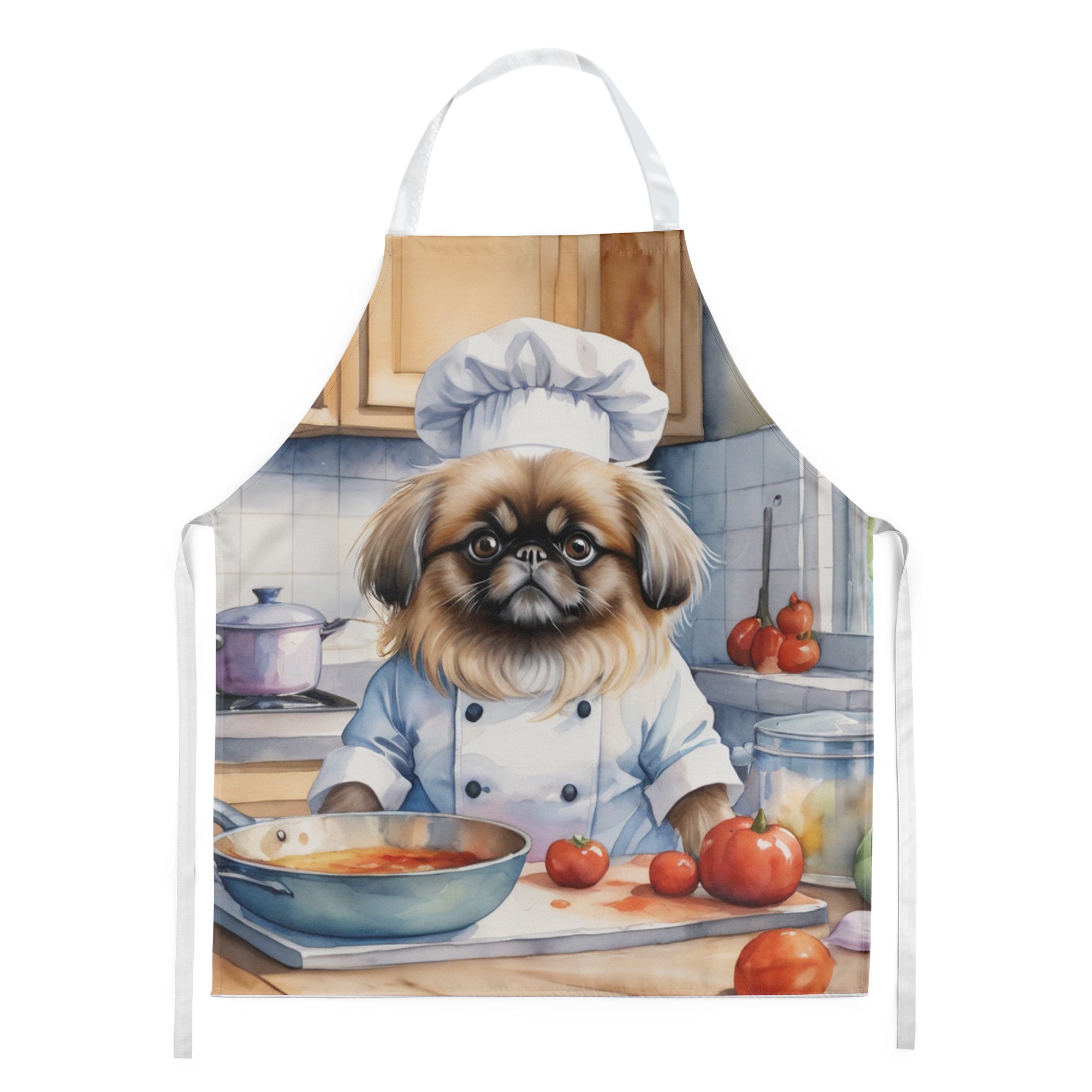 Pekingese - The Chef Apron  for Adult Women Men - Unisex Large