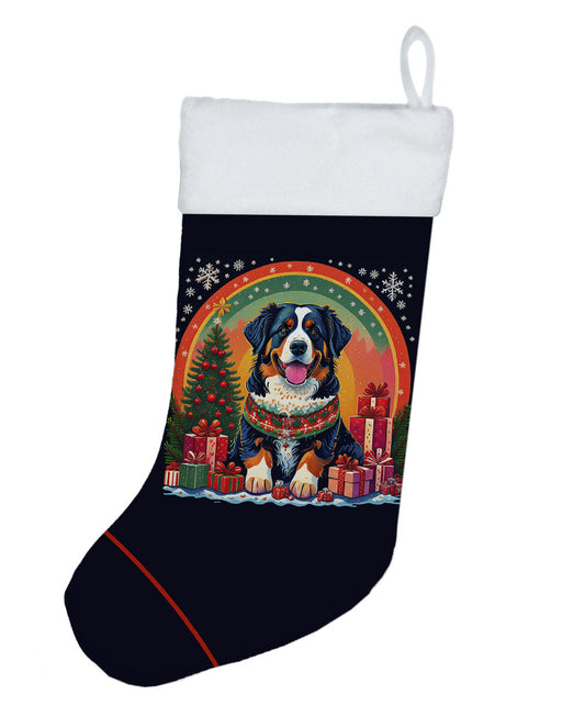 Bernese Mountain Dog -  Christmas Holiday Stocking for Fun Family Decorations