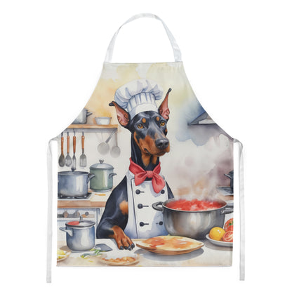 Doberman Pinscher - The Chef Apron for Adult Women and Men - Unisex Large