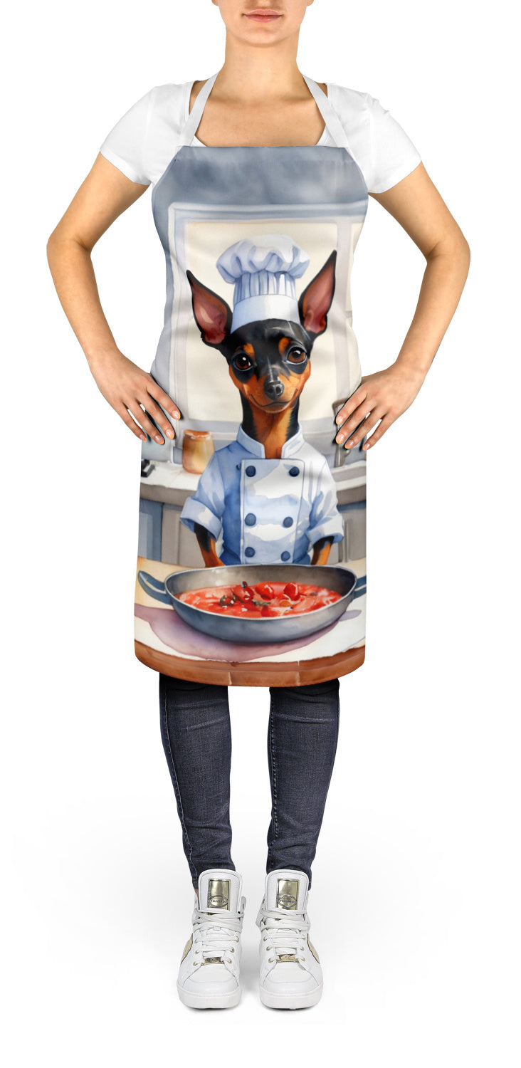 Miniature Pinscher - The Chef Apron for Adult Women and Men - Unisex Large