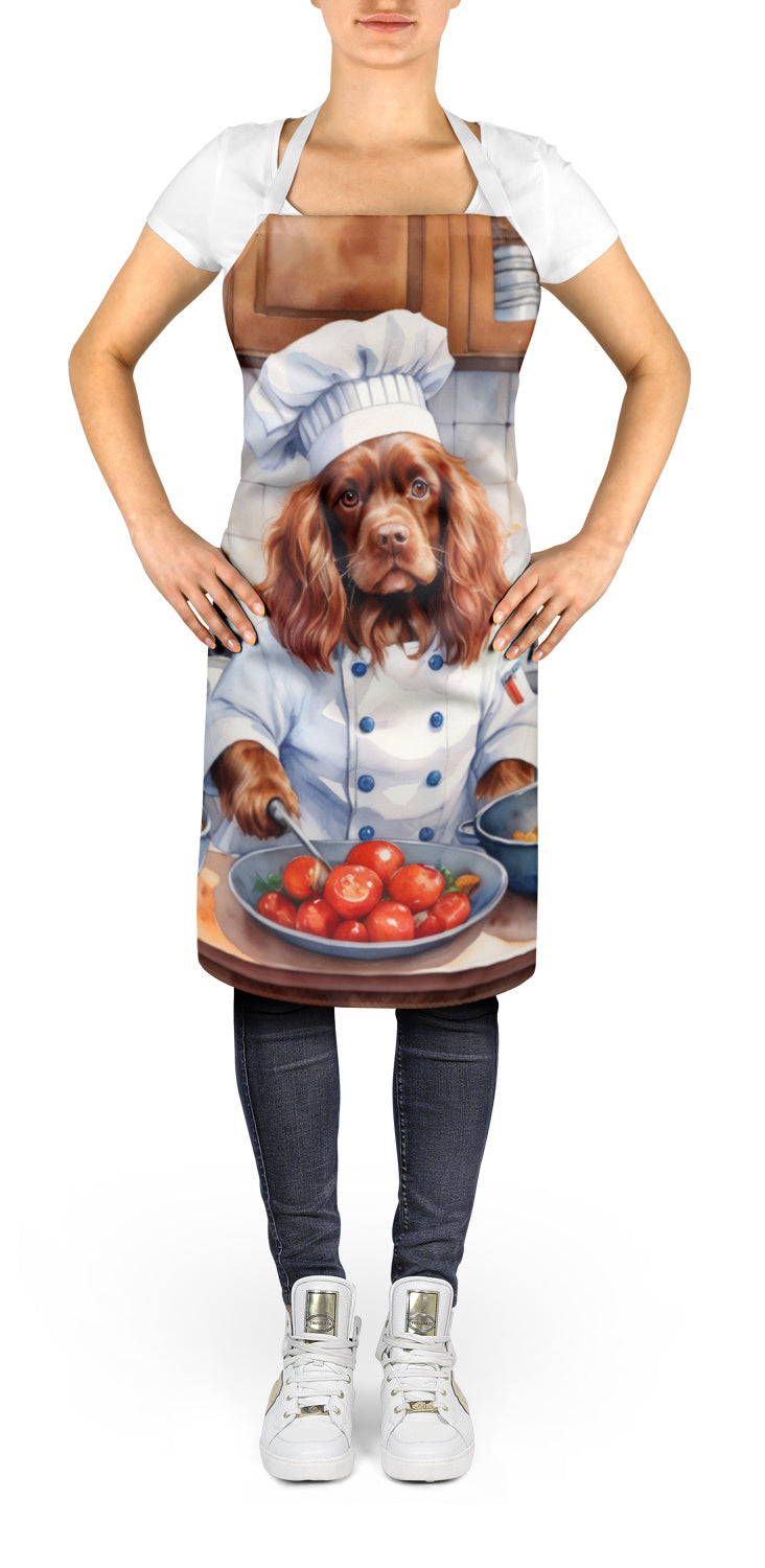 Sussex Spaniel - The Chef Apron for Adult Women and Men - Unisex Large