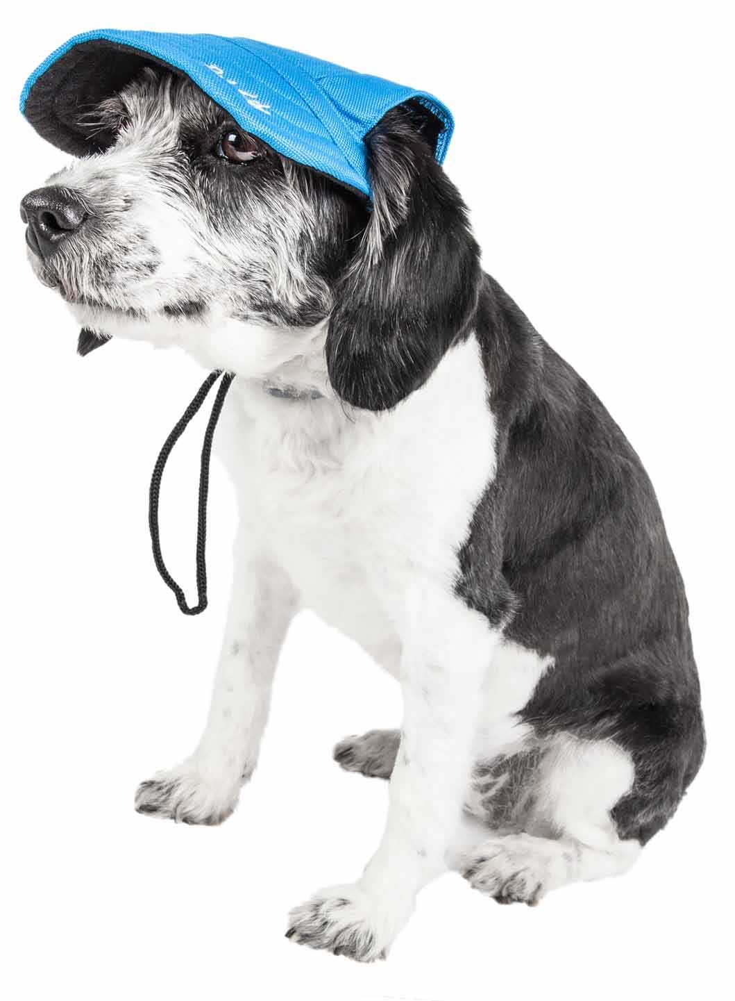 Pet Life Cap-Tivating Uv Protectant Adjustable Hat for Dogs