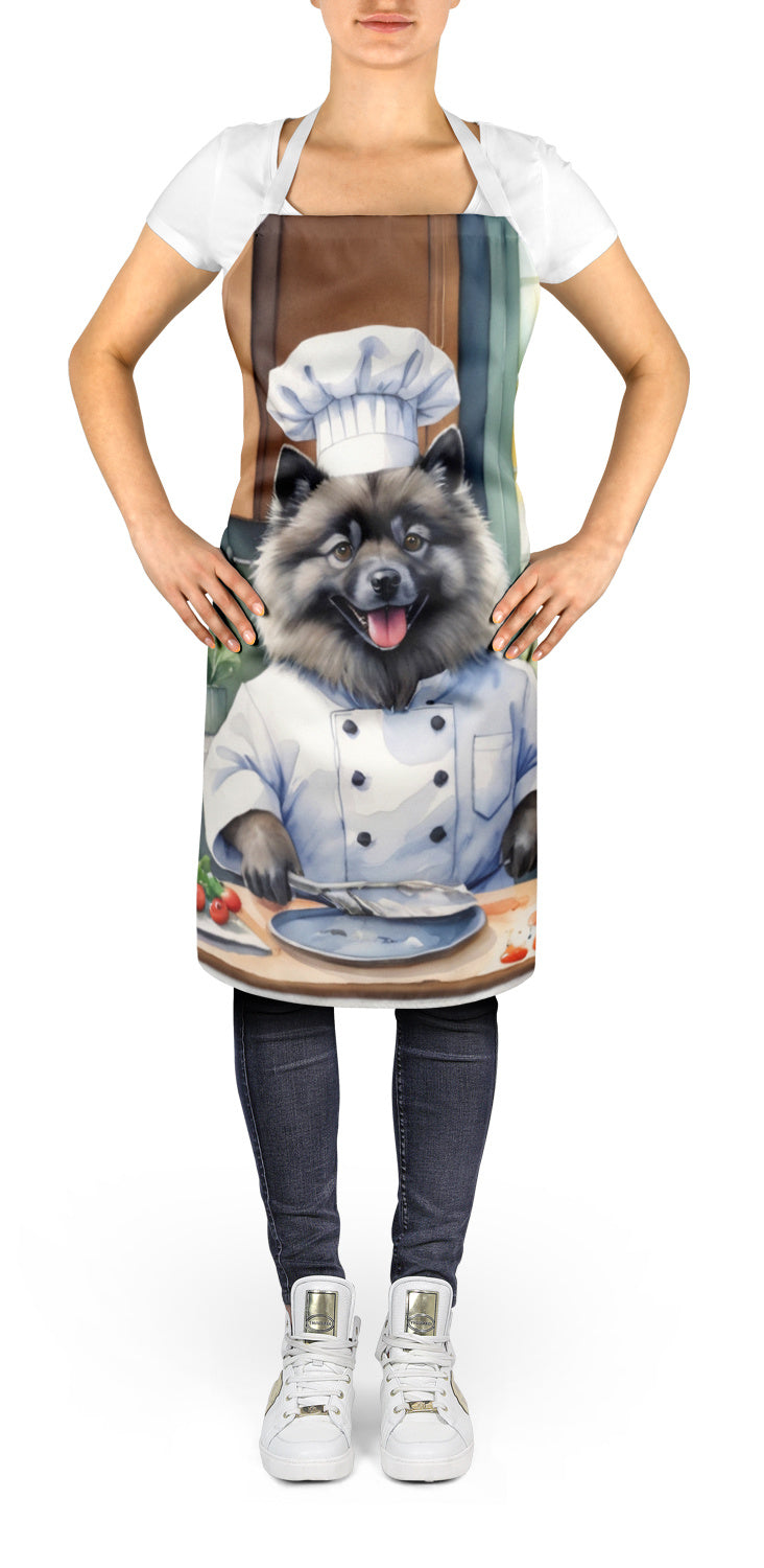 Keeshond - The Chef Apron for Adult Women and Men - Unisex Large