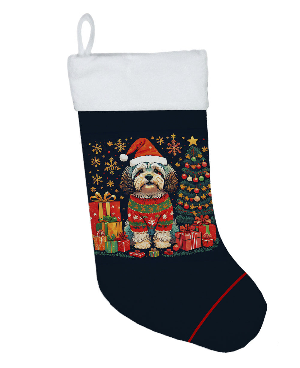 Havanese - Christmas Holiday Stocking for Family Decorations