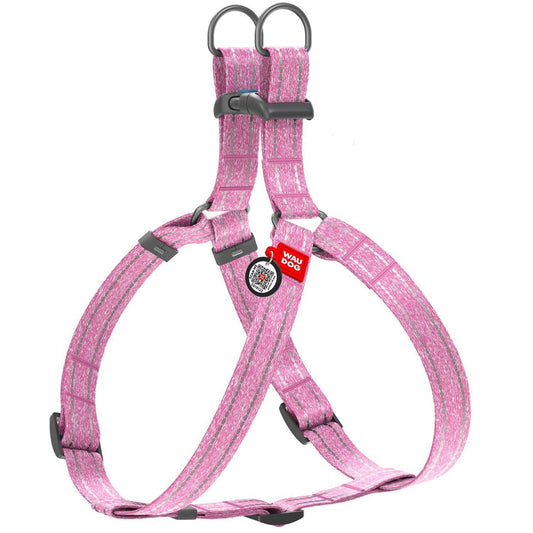 Eco Friendly Recycled Cotton Reflective and Adjustable Harness for Dogs