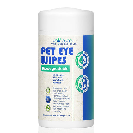 Natural and Aromatherapy Medicated Eye Wipes for Dogs and Cats