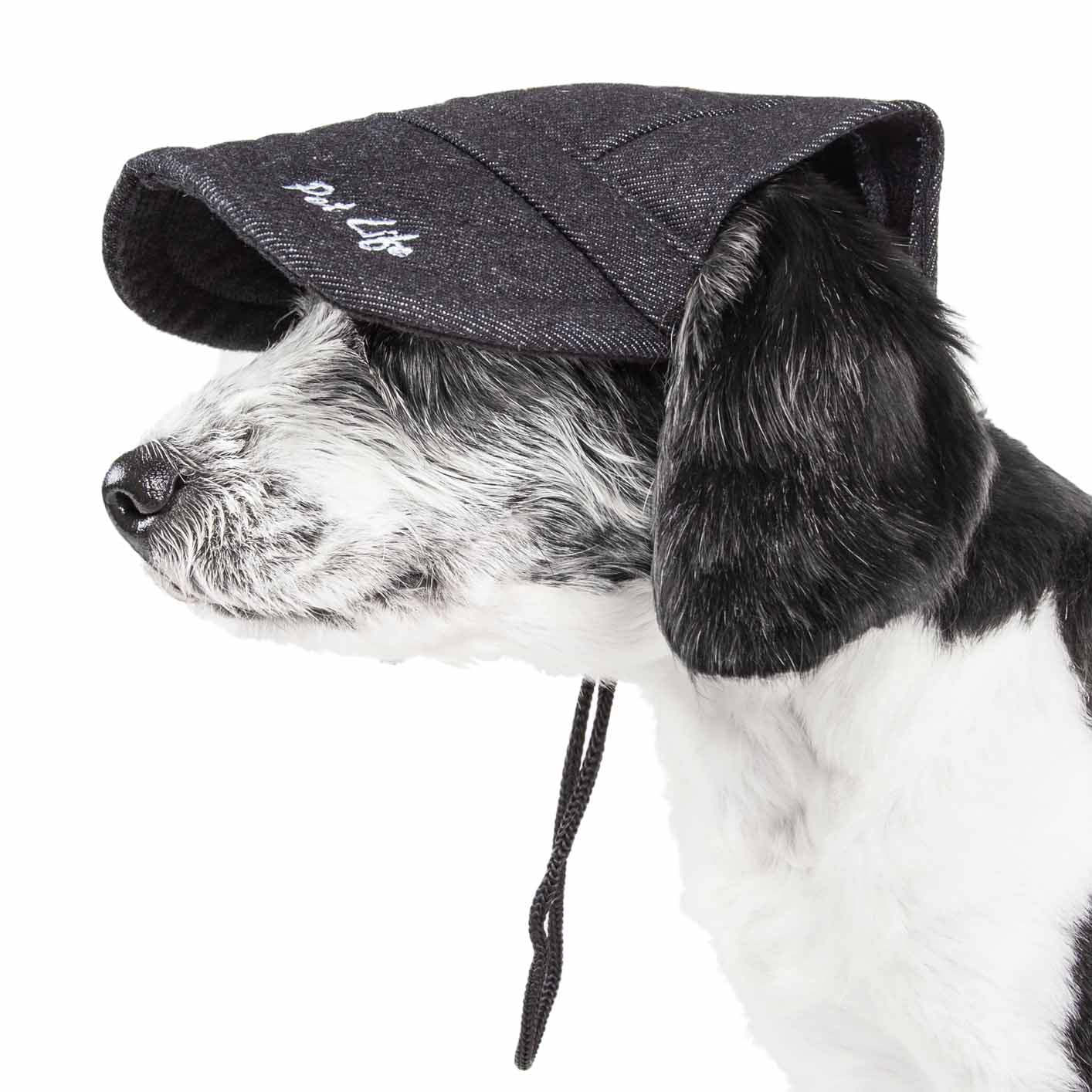 Pet Life Cap-Tivating Uv Protectant Adjustable Hat for Dogs