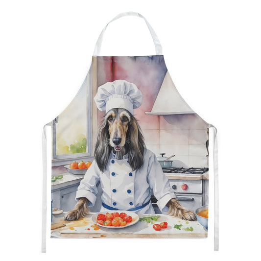 Afghan Hound - The Chef Apron for Adult Women and Men -  Unisex Large