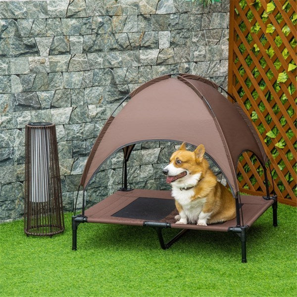 Elevated Bed with Removable Canopy for Dogs