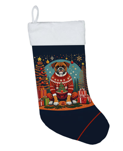 Boxer - Christmas Holiday Stocking for Family Decorations