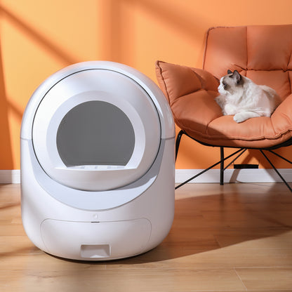 Smart Automatic Scooping and Odor Removal Litter Box for Cats