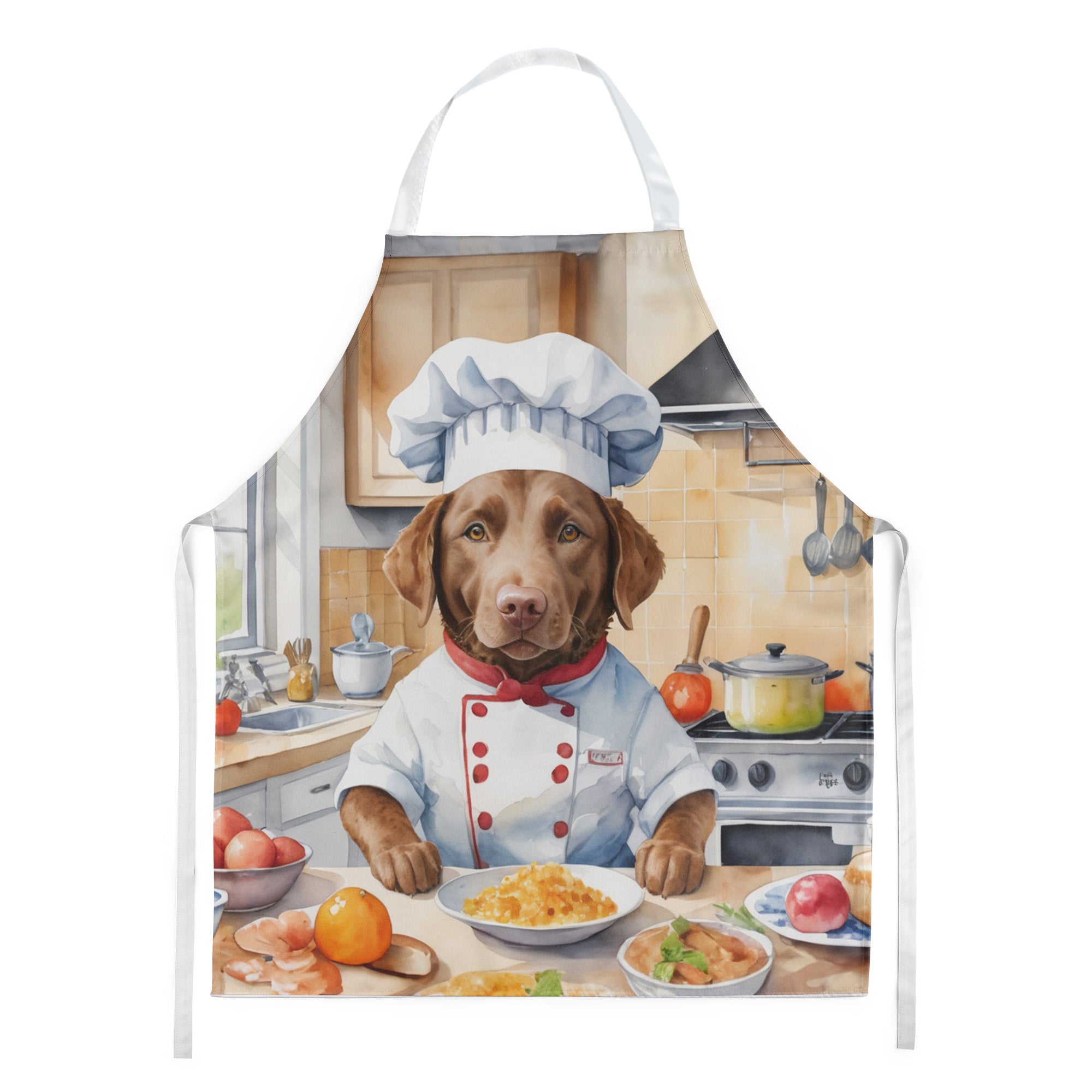 Chesapeake Bay Retriever - The Chef Apron for Adult Women and Men - Unisex Large