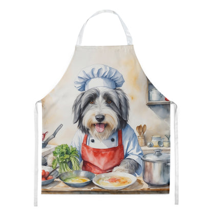 Bearded Collie - The Chef Apron for Adult Women and Men - Unisex Large