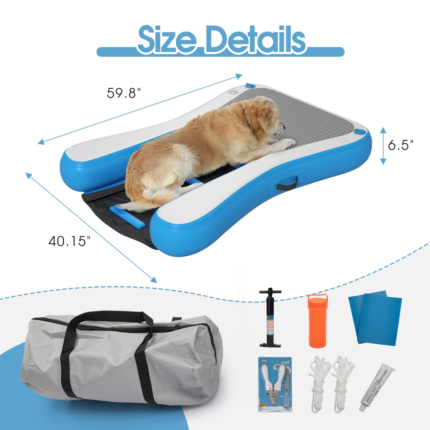 Inflatable Floating Water Ramp/Ladder for Dogs