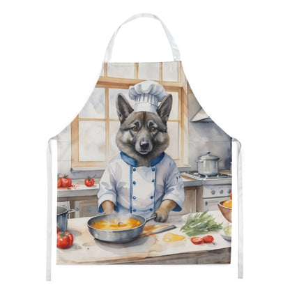 Norwegian Elkhound - The Chef Apron for Adult Women and Men - Unisex Large