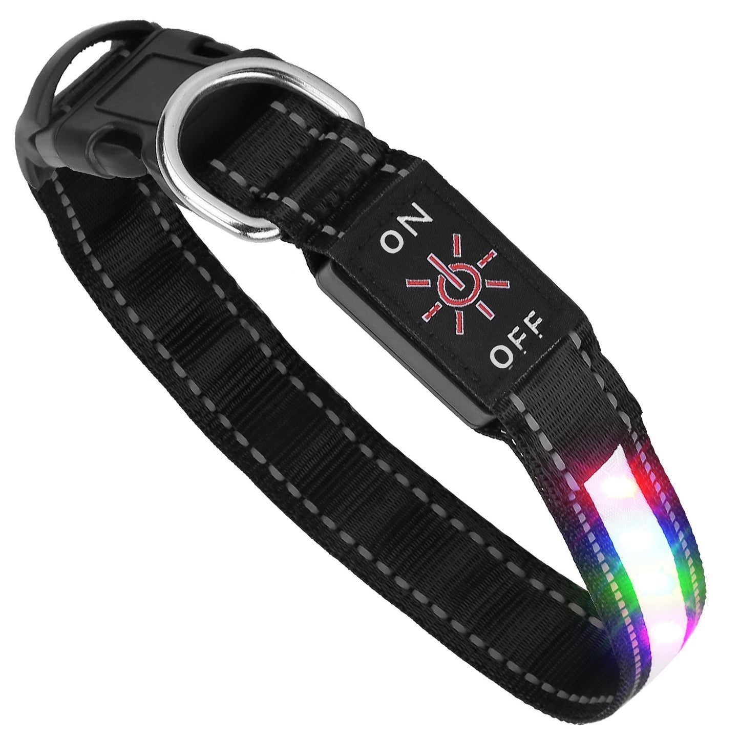 Light Up LED Safety Night Glow Collar for Dogs