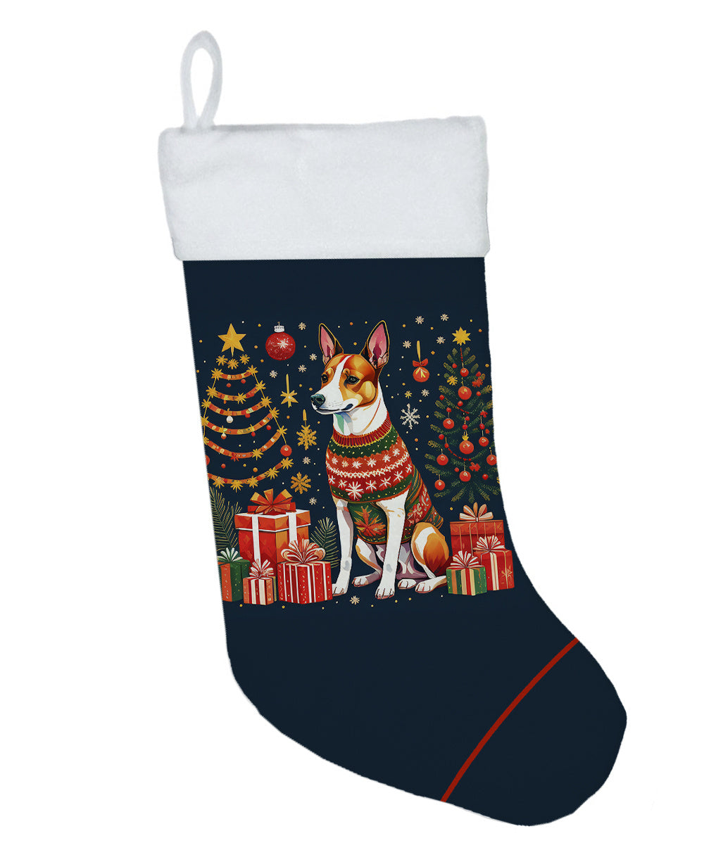 Basenji - Christmas Holiday Stocking for Family Decorations