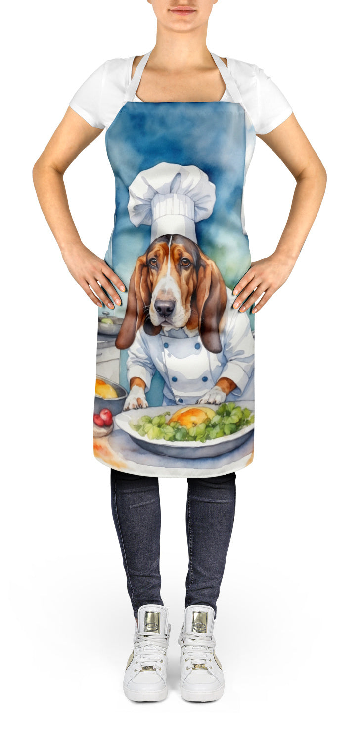 Basset Hound - The Chef Apron for Adult Women and Men - Unisex Large