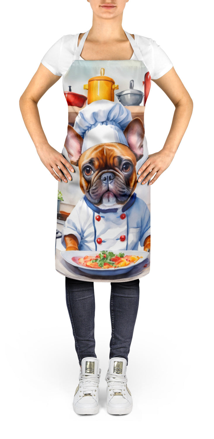 French Bulldog II - The Chef Apron for Adult Women and Men - Unisex Large