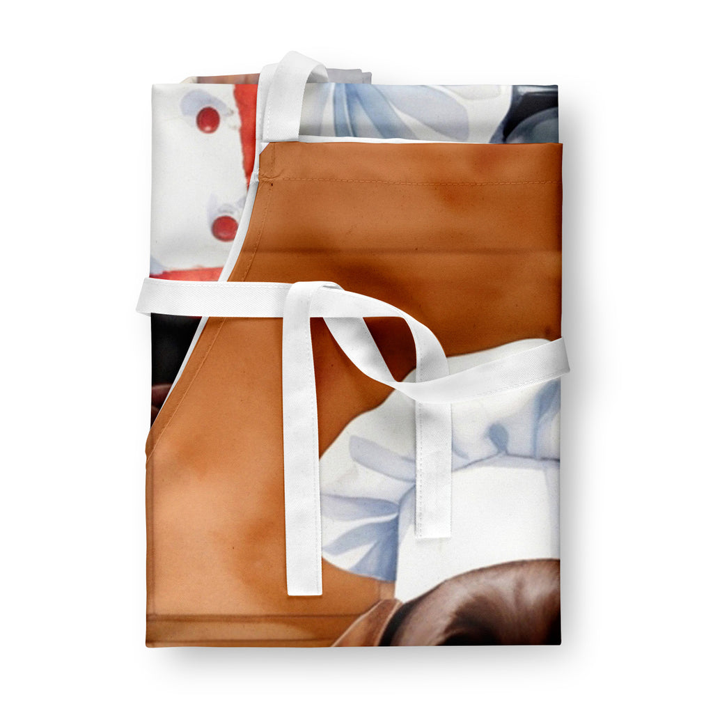 Chocolate Labrador Retriever - The Chef Apron for Adult Women and Men - Unisex Large