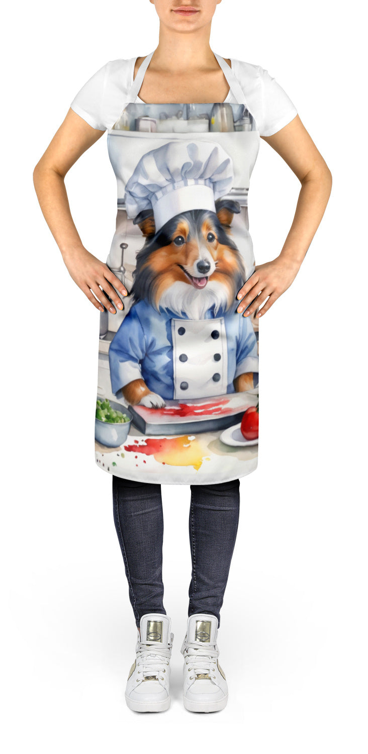 Sheltie - The Chef Apron for Adult Women and Men - Unisex Large