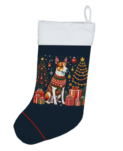 Basenji - Christmas Holiday Stocking for Family Decorations