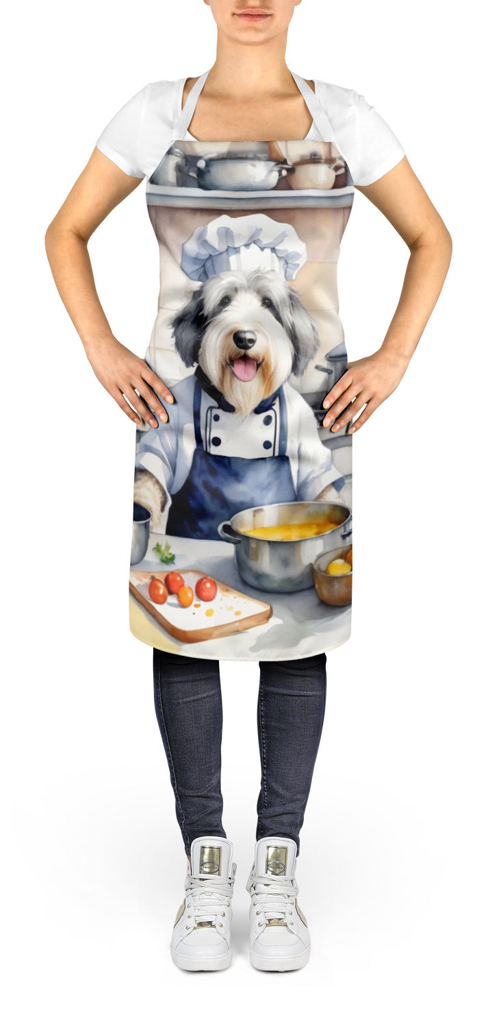 Old English Sheepdog - The Chef Apron for Adult Women and Men - Unisex Large