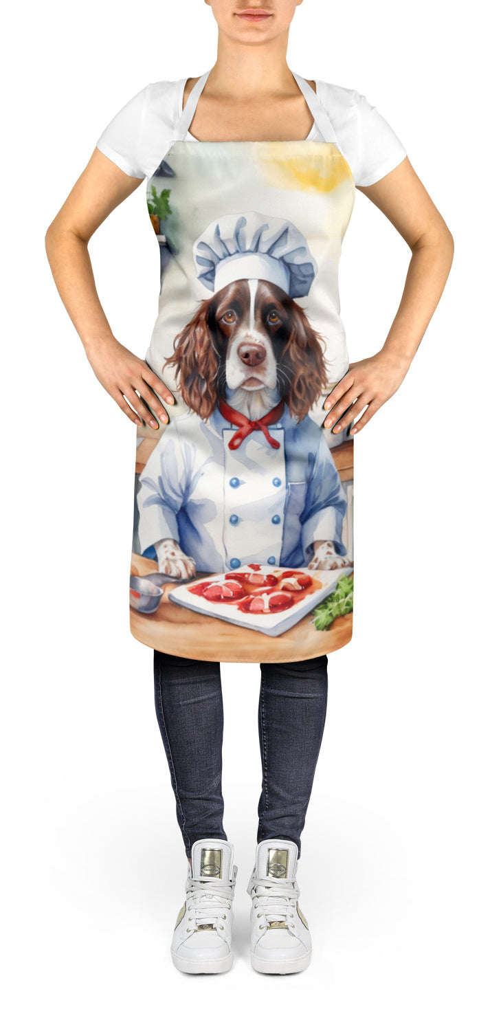 English Springer Spaniel - The Chef Apron for Adult Women and Men - Unisex Large