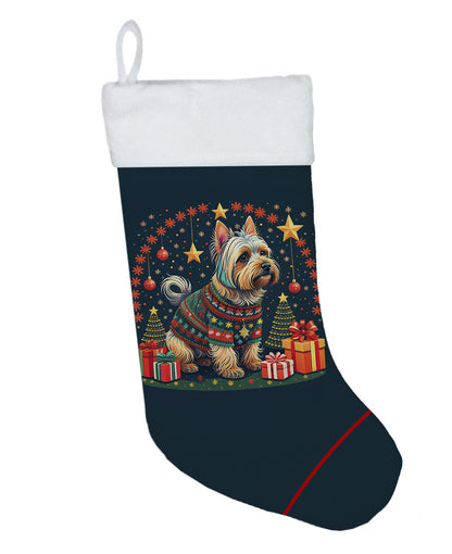 Silky Terrier - Christmas Holiday Stocking for Family Decorations